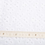 Batiste broderie fabric Molly, 130 cm wide, 123 g/m², cotton, natural fabric suitable for clothing біла, фото 4