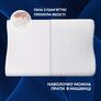 Подушка ортопедическая NeckWave 60х40х11/9 см IDEIA анатомическая с эффектом памяти для сна на боку, спине и животе, с наволочкой на молнии, фото 7