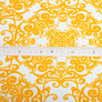 Super Soft Dress Fabric 150 cm 95 gsm for dresses, skirts, trousers, accessories візерунок жовта, фото 5