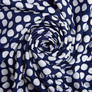 Staple viscose dress fabric 145 cm 90 gsm for dresses, skirts, trousers, jumpsuits горохи т/синя, фото 1 Staple viscose dress fabric 145 cm 90 gsm for dresses, skirts, trousers, jumpsuits горохи т/синя, фото 1