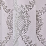 Ткань тюль бамбук с вышивкой Lador, 300 см, 59 гр/м2, тюлевая ткань, ткань для тюля, гардины, ткань гардинная V-5 срібло, фото 3
