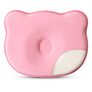 BabyComfort PAPAELLA Orthopedic Baby Pillow 27х22х3 cm with Memory Foam, Bear-Shaped рожева, фото 1
