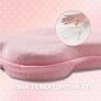 BabyComfort PAPAELLA Orthopedic Baby Pillow 27х22х3 cm with Memory Foam, Bear-Shaped рожева, фото 5