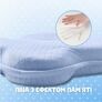 BabyComfort PAPAELLA Orthopedic Baby Pillow 27х22х3 cm with Memory Foam, Bear-Shaped блакитна, фото 6