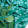 Staple fabric viscose, natural dress fabric, for blouses, dresses, skirts Сімона зелена, фото 4 Staple fabric viscose, natural dress fabric, for blouses, dresses, skirts Сімона зелена, фото 4
