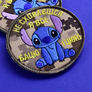 Набор шевронов 2 шт на липучке Stitch, Стич, я всё вижу и слышу, шуточный патч вышитый шеврон нашивка 8 см пиксель, фото 9 Набор шевронов 2 шт на липучке Stitch, Стич, я всё вижу и слышу, шуточный патч вышитый шеврон нашивка 8 см пиксель, фото 9