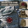 2pcs Zombie Outbreak Response Team Patch, Embroidered Hook and Loop Zombie Patch, Tactical Morale Funny Patches for Tactical Backpack, Vest, Hat, Dog Harness, Sew on Option, фото 3 2pcs Zombie Outbreak Response Team Patch, Embroidered Hook and Loop Zombie Patch, Tactical Morale Funny Patches for Tactical Backpack, Vest, Hat, Dog Harness, Sew on Option, фото 3