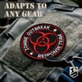 2pcs Zombie Outbreak Response Team Patch, Embroidered Hook and Loop Zombie Patch, Tactical Morale Funny Patches for Tactical Backpack, Vest, Hat, Dog Harness, Sew on Option, фото 7 2pcs Zombie Outbreak Response Team Patch, Embroidered Hook and Loop Zombie Patch, Tactical Morale Funny Patches for Tactical Backpack, Vest, Hat, Dog Harness, Sew on Option, фото 7