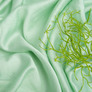 Тканина плательна Перлина 82 гр/м2 150 см віскоза для суконь, блуз, аксесуарів м’ята , фото 3