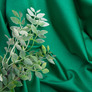 Knitted fabric Supplex 200 g/m2, stretch knitted fabric, elastic shiny fabric зелена, фото 3