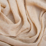 Ткань шифон жатка 95 гр/м2 145 см легкая, воздушная ткань для платьев, блуз и аксессуаров беж, фото 2 Ткань шифон жатка 95 гр/м2 145 см легкая, воздушная ткань для платьев, блуз и аксессуаров беж, фото 2