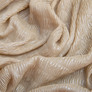 Ткань шифон жатка 95 гр/м2 145 см легкая, воздушная ткань для платьев, блуз и аксессуаров т/беж, фото 2