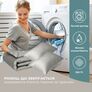 IDEIA bedding set 145х215 satin cotton сірий/беж, фото 9