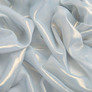 Stretch chiffon fabric with silver coating, 55 gsm, 150 cm for dresses, blouses, decor, and accessories блакитна, фото 2