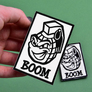 BOOM Glow in the Dark Patch Set 2 pcs, Hook Backed, Embroidered Morale Patches, 5.4х8 cm, фото 9