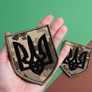 2pcs Patch Set with Hook Backing “Trident of Ukraine” Black on Pixel, 8х10 cm, Embroidered Patch, Badge, Chevron, фото 4 2pcs Patch Set with Hook Backing “Trident of Ukraine” Black on Pixel, 8х10 cm, Embroidered Patch, Badge, Chevron, фото 4