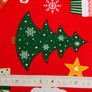 The decorative fabric Freedom tablecloth Санта на червоному, фото 6 The decorative fabric Freedom tablecloth Санта на червоному, фото 6