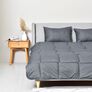 Set Man Maker IDEIA duvet 140x210 and pillow 50x70 gray, hypoallergenic, artificial down, soft pillow в коробці, фото 1 Set Man Maker IDEIA duvet 140x210 and pillow 50x70 gray, hypoallergenic, artificial down, soft pillow в коробці, фото 1