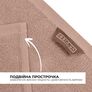 Килимок для ніг та ванної кімнати 50х70 см бавовна жаккард з ніжками щіл 700 гр/м2 беж, фото 6