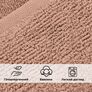 Terry Bath Towel 70х140 cm, 600 GSM, for Body, 100% Natural Cotton беж, фото 5