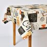 Christmas tablecloth 140x170 cm with water-repellent impregnation Coffee, фото 7
