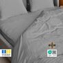 Комплект постельного белья евро Cloud Dream IDEIA жатка, в подарочной упаковке сірий/беж, фото 4