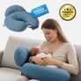 Feeding Pillow "Couch" 60x70x16 cm cotton hypoallergenic fiber м`ята, фото 1
