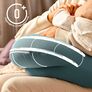 Feeding Pillow "Couch" 60x70x16 cm cotton hypoallergenic fiber м`ята, фото 10