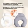Feeding Pillow "Couch" 60x70x16 cm cotton hypoallergenic fiber сірий-беж, фото 5