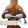 Feeding Pillow "Couch" 60x70x16 cm cotton hypoallergenic fiber сірий-беж, фото 6