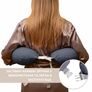 Feeding Pillow "Couch" 60x70x16 cm cotton hypoallergenic fiber т/сіра, фото 3