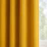 Комплект штор 2 шт 150х260 см, Canvas штори, гардини, портьєри на шторній тасьмі жовта, фото 7