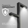 5m Modern "Loft" Street Lighting Pole, Premium Black THERMOPLASTIC Coating, 2x40W LED Fixtures Included, Made in Ukraine, фото 2