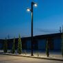5m Modern "Loft" Street Lighting Pole, Premium Black THERMOPLASTIC Coating, 2x40W LED Fixtures Included, Made in Ukraine, фото 5