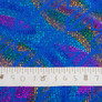 Knitted fabric Supplex Hologram 240 g/m2, stretch knitted fabric, elastic shiny fabric синій, фото 4