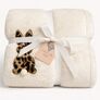 Velsoft blanket 170х210 cm, super soft, with  embroidery молоко, фото 1