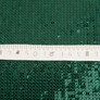 Тканина трикотаж паєтки 140 см 195 гр/м2, для вечірніх суконь, костюмів, спідниць та сценічного одягу т/зелена, фото 5