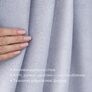 Mesh Fabric for Curtains and Tulle, Anti-Scratch, 90 g/m2, 100% Polyester V-1056 сіра, фото 3
