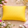 SunnyMood Pillow 50х70 cm by IDEIA with quilted cover and zipper, hypoallergenic filling жовта, фото 1