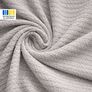 Cotton Throw Blanket 220х235 cm for Bed, Sofa, Beach, Natural Fabric сіре, фото 3