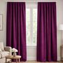Комплект штор 2 шт 150х260 см, Soft Velvet Lux шторы, гардины, портьеры на шторной тесьме V-17 фуксія, фото 1