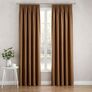 Set of curtains 2 pcs 150х260 cm, Blackout curtains, drapes, blackout panels on curtain tape with darkening effect V-128 мол шоколад, фото 1