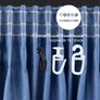 Set of curtains 2 pcs 150х260 cm, Blackout curtains, drapes, blackout panels on curtain tape with darkening effect V-30 денім, фото 4