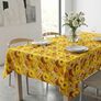 Скатерть с защитой от пятен IDEIA 140х170 см хлопок, Teflon эффект донат жовтий, фото 1
