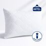 Подушка готельної серії Standart Plus IDEIA 40х60 см, чохол з блискавкою антиалергенна, фото 1