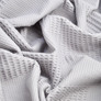 Waffle fabric Pike 240 cm wide 297 g/m2, cotton natural, dense, absorbent fabric suitable for towels клітинка сіра, фото 4