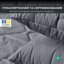 Набір подушок 2 шт 50х70 см ManMaker IDEIA подушка сіра гіпоалергенна, штучний пух, з блискавкою в коробці, фото 9